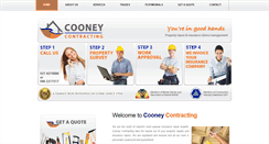Desktop Screenshot of cooneycontracting.com